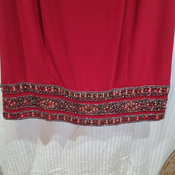 Beaded Sheer Dress - Picture 3 of 6